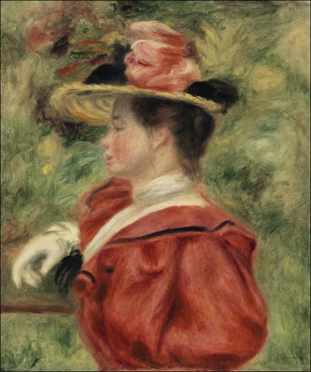 Galeria Plakatu, Plakat, Woman with Glove, Pierre-Auguste Renoir, 61x91,5 cm Galeria Plakatu