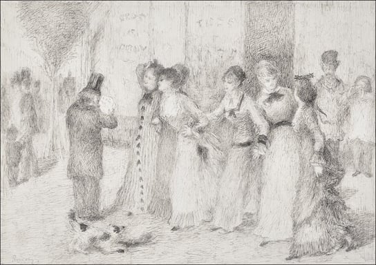 Galeria Plakatu, Plakat, Workers’ Daughters on the Outer Boulevard, Pierre-Auguste Renoir, 40x30 cm Galeria Plakatu