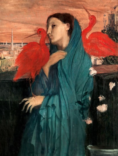 Galeria Plakatu, Plakat, Young Woman With Ibis, Edgar Degas, 30x40 cm Galeria Plakatu