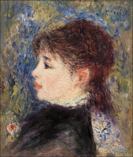 Galeria Plakatu, Plakat, Young Woman with Rose, Pierre-Auguste Renoir, 29,7x21 cm Galeria Plakatu