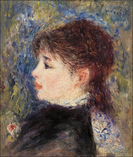 Galeria Plakatu, Plakat, Young Woman with Rose, Pierre-Auguste Renoir, 40x30 cm Galeria Plakatu