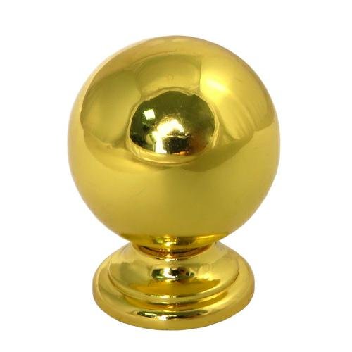 Gałka meblowa w kolorze złotym, model 60, hiszpańskiej firmy AMIG. AMIG