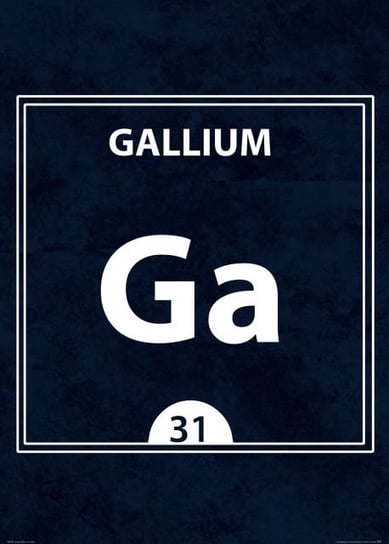 Gallium Ga 31 - Plakat B2 Nice Wall