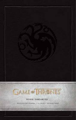 Game of Thrones: House Targaryen Ruled Pocket Journal Simon + Schuster Inc.