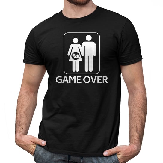 Game over - męska koszulka na prezent dla taty Koszulkowy