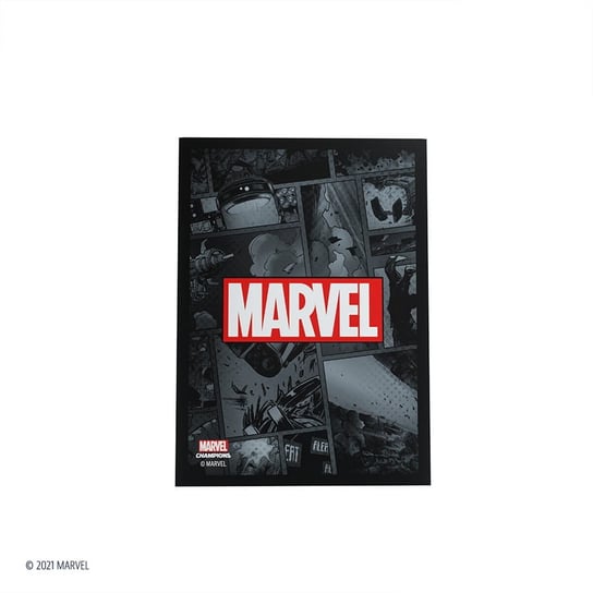 Gamegenic: Marvel Champions Art Sleeves (66 mm x 91 mm) Black 50+1 szt. Gamegenic