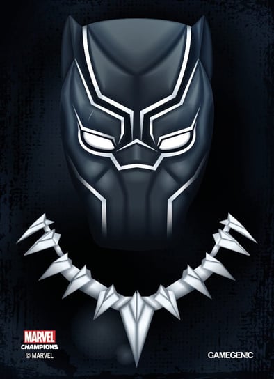 Gamegenic: Marvel Champions Art Sleeves (66 mm x 91 mm) Black Panther 50+1 szt. Gamegenic