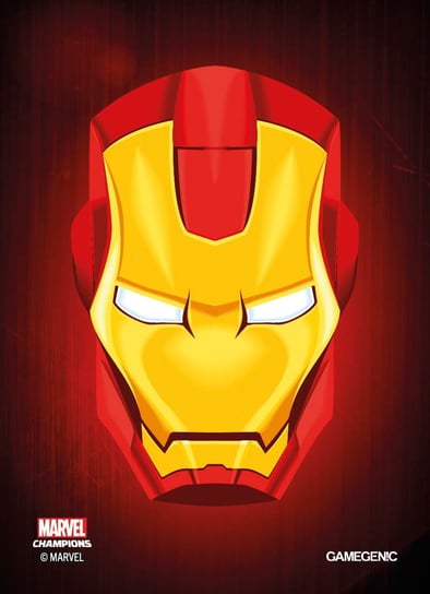 Gamegenic: Marvel Champions Art Sleeves (66 mm x 91 mm)  Iron Man 50+1 szt. Gamegenic