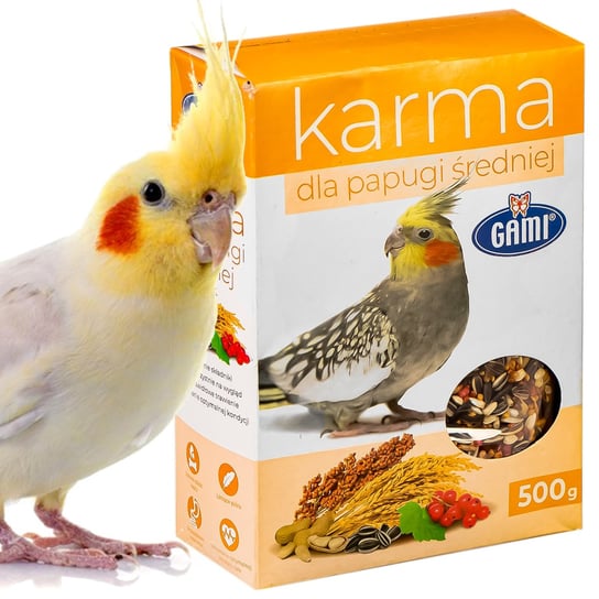 Gami Karma Dla Papugi Średniej 500G Gami
