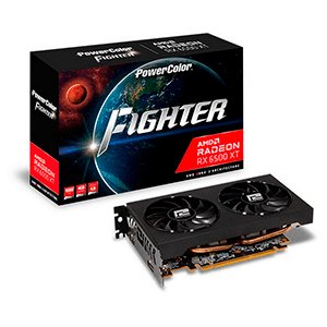 Gamingowa karta graficzna POWERCOLOR Fighter AMD Radeon RX 6500 XT z 4 GB pamięci GDDR6 Inna marka