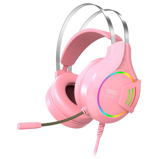 Gamingowe Słuchawki Nauszne Xo Ge-04 Jack 3,5Mm Kolor Różowy XO