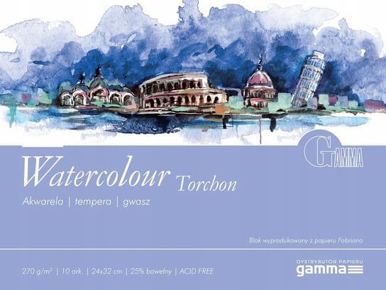 GAMMA Watercolour 270g Blok do akwareli 24x32 Gamma