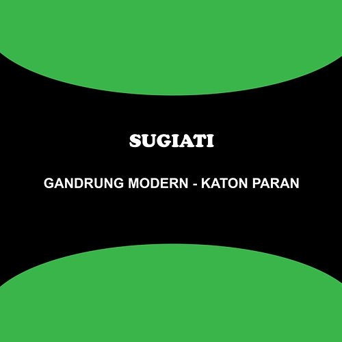 Gandrung Modern: Katon Paran Sugiati