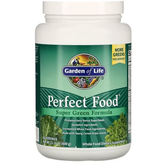 Garden of Life, Perfect Food Super Green Formula, 600 g Inna marka