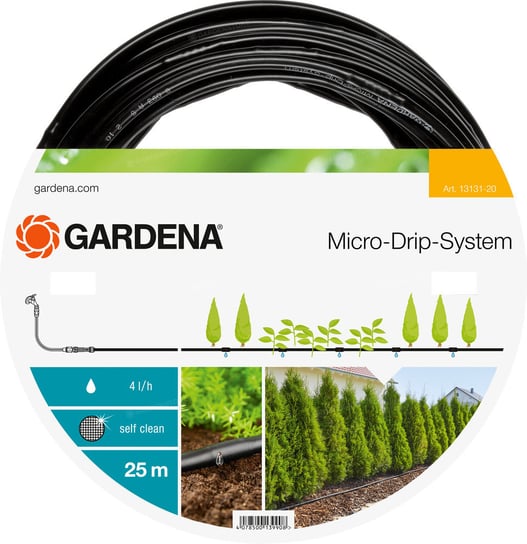 Gardena Micro-Drip-System - linia kroplująca 13 mm (1/2") do rozbudowy zestawu M i L Gardena