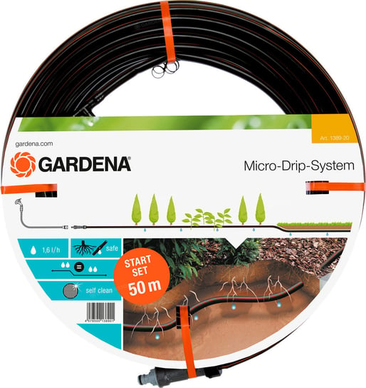 Gardena Micro-Drip-System - podziemna linia kroplująca 13,7 mm, 50 m - zestaw startowy Gardena