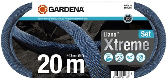 Gardena, Wąż tekstylny, Liano Xtreme 20m - zestaw 18470-20 Gardena