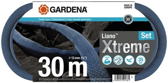 Gardena, Wąż tekstylny, Liano Xtreme 30m - zestaw 18477-20 Gardena