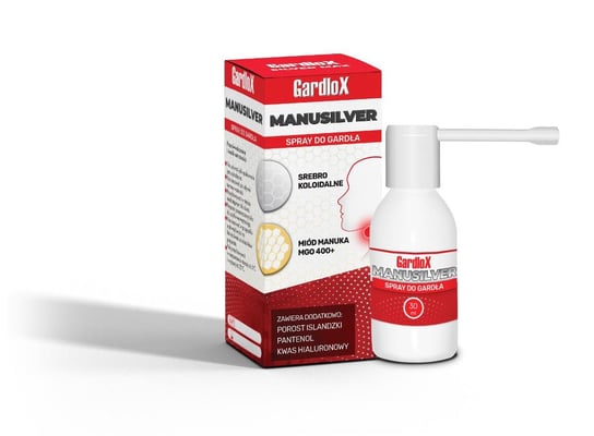Gardlox Manusilver, spray do gardła, 30 ml S-Lab