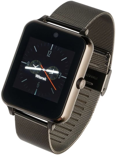 Garett, Smartwatch, G25 Plus czarny, stalowy Garett