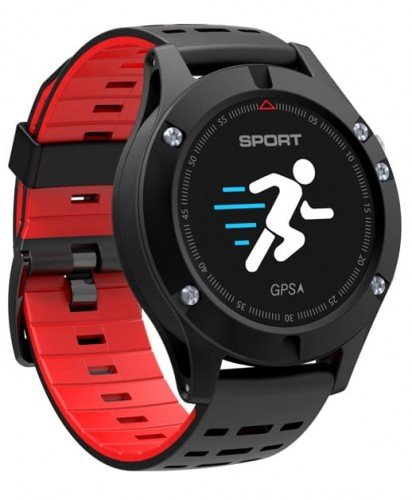 Garett, Smartwatch, Zegarek sportowy, Sport25 GPS, czarno-czerwony Garett