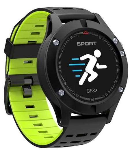 Garett, Smartwatch, Zegarek sportowy, Sport25 GPS, czarno-zielony Garett