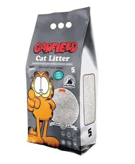 Garfield, żwirek bentonit dla kota, z węglem aktywnym 5L Inny producent