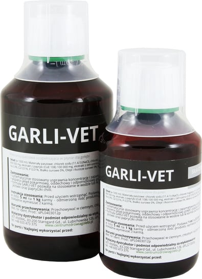 Garli vet 125 ml siła czosnku i żeńszenia Inny producent