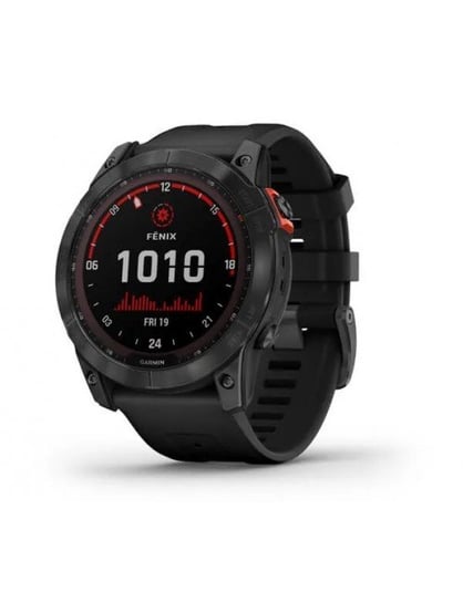 GARMIN Fēnix 7X Solar – Wysokowydajny smartwatch – Czarny pasek Garmin