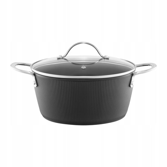 Garnek aluminiowy z pokrywką Curly 24 cm 3,8 l AMBITION Ambition