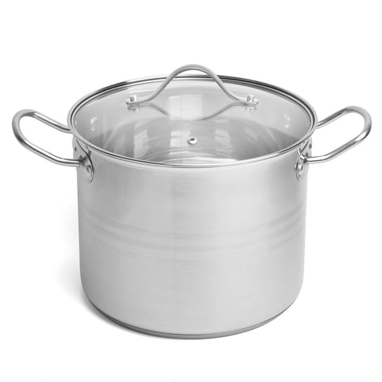 Garnek wysoki KONIGHOFFER Stock Pot, srebrny, 8 l KönigHOFFER