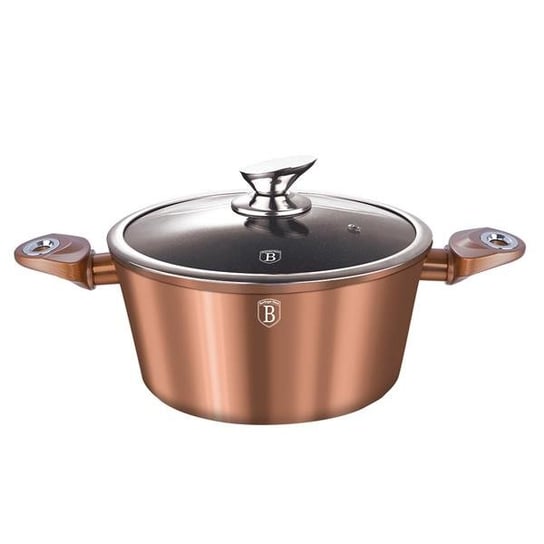 Garnek z powłoką granitową 20cm BerlingerHaus Rose Gold BH-1514 Berlinger Haus