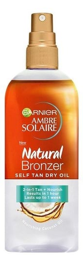 Garnier, Ambre Solaire Natural Bronzer, Dwufazowy samoopalający suchy olejek Coconut, 150 ml Garnier