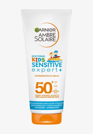 Garnier, Ambre Solaire Sensitive Advanced SPF 50, Krem do opalania dla dzieci, 50ml Garnier