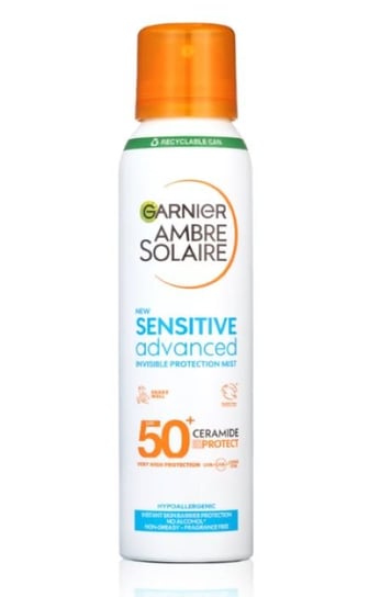 Garnier, Ambre Solaire Sensitive Advanced SPF50, Mgiełka, 150ml Garnier