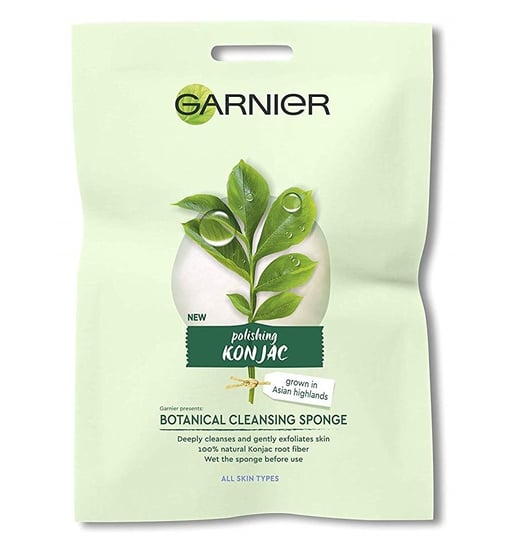 Garnier, Bio Botanical Cleansing Sponge, Oczyszczająca gąbka Polishing Konjac, 1 szt. Garnier