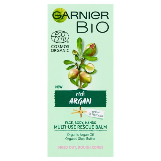 Garnier, Bio Rich Argan, Multifunkcyjny krem regenerujący do skóry twarzy, ciała i dłoni, 50 ml Garnier