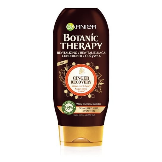 Garnier, Botanic Therapy, Intensywnie rewitalizująca odżywka do włosów zmęczonych i cienkich Korzeń Imbiru & Miód, 200 ml Garnier