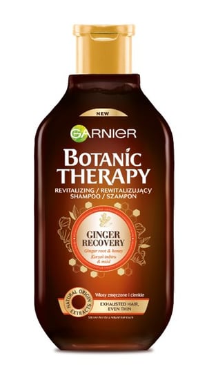 Garnier, Botanic Therapy Korzeń Imbiru & Miód, Intensywnie rewitalizujący szampon do włosów zmęczonych i cienkich, 400 ml Garnier