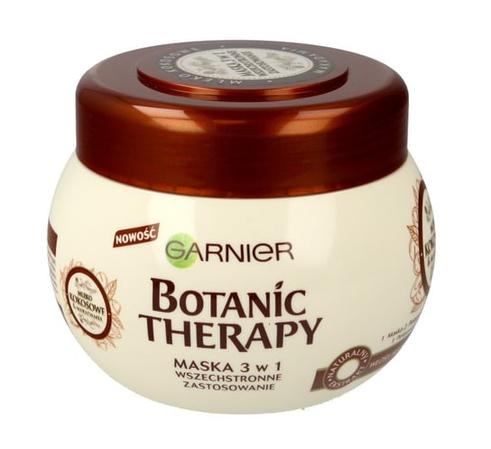 Garnier, Botanic Therapy, Maska do włosów suchych i bez spężystości Mleko Kokosowe & Makadamia, 300 ml Garnier