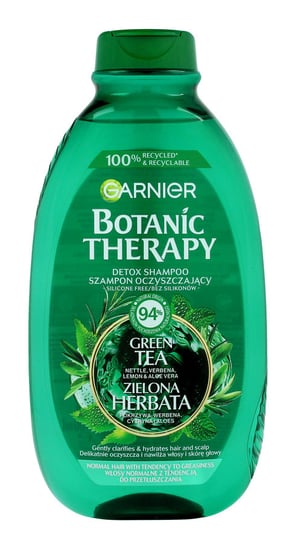 Garnier, Botanic Therapy, Szampon do włosów normalnych i przetłuszczających, Zielona herbata, 400 ml Garnier