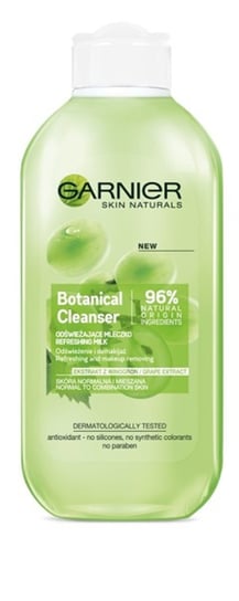 Garnier, Botanical, Odświeżające mleczko dla skóry normalnej i mieszanej Ekstrakt z Winogron, 200 ml Garnier