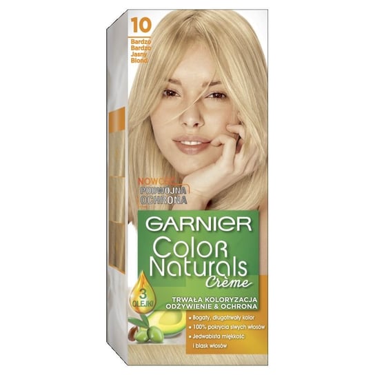 Garnier, Color Naturals Créme, Farba do włosów, 10 Bardzo bardzo jasny blond Garnier