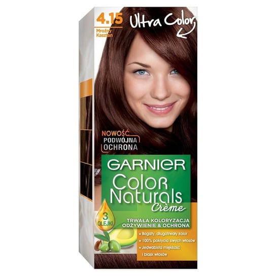 Garnier, Color Naturals Créme, Farba do włosów, 4.15 Mroźny kasztan Garnier