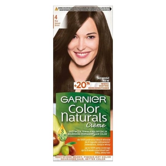 Garnier, Color Naturals Créme, Farba do włosów, 4 Brąz Garnier