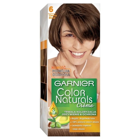Garnier, Color Naturals Créme, Farba do włosów, 6 Ciemny blond Garnier