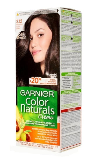 Garnier, Color Naturals Creme, Krem Koloryzujący Do Włosów, 3.12 Mroźny Brąz Garnier