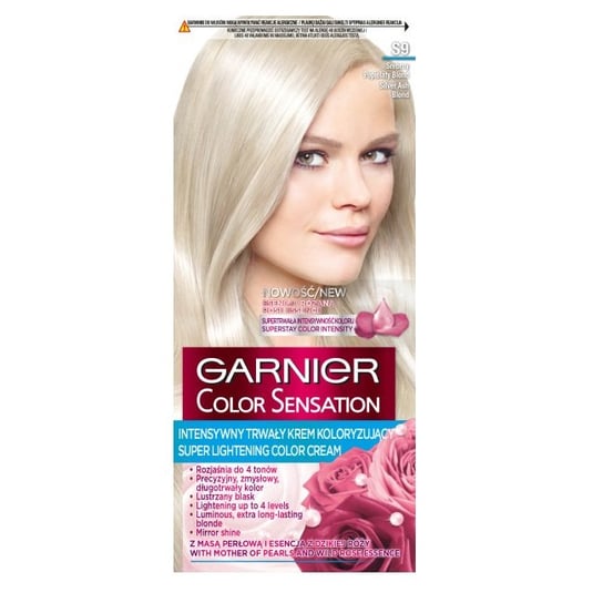 Garnier, Color Sensation, Krem koloryzujący S9 Popielaty Blond Garnier