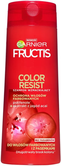 Garnier, Fructis Color Resist, Szampon wzmacniający do włosów farbowanych i z pasemkami, 400 ml Garnier