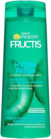 Garnier, Fructis Hydra Fresh, Szampon wzmacniający do włosów przetłuszczających się z suchymi końcówkami, 400 ml Garnier